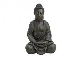 Dekorasjon Buddha XL brun sittende polyresin (B/H/D) 32x52x25 cm , hemmetshjarta.no