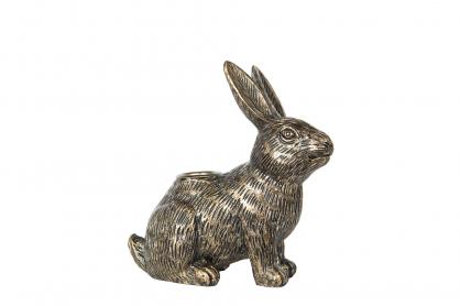 A Lot Dekoration - Lysestake Hare 14 cm - gyldenbrun 1 stk , hemmetshjarta.no