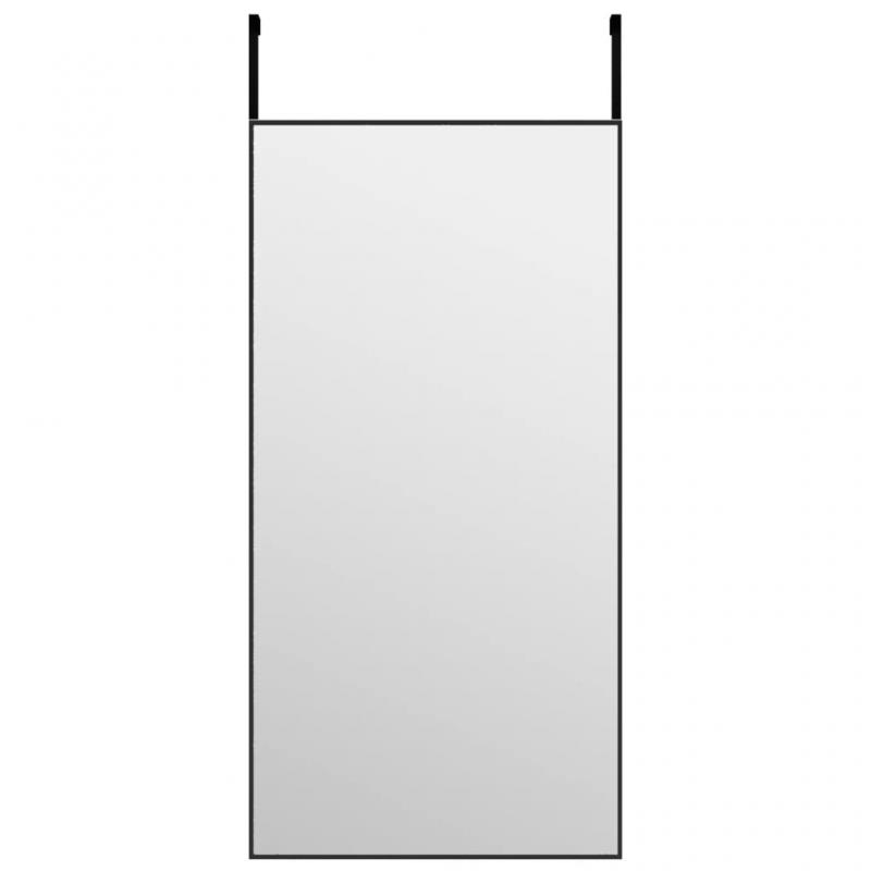 Drspeil sort 40x80 cm glass og aluminium , hemmetshjarta.no