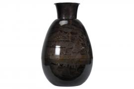 A Lot Dekoration - Vase Giant Grey Onyx Ø32x15,5x47cm , hemmetshjarta.no