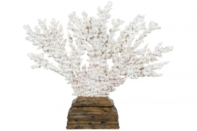 A Lot Dekoration - Dekorasjon Korall 28 cm - hvit , hemmetshjarta.no