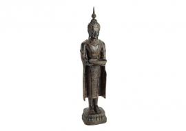 Dekorasjon Buddha XL brun stående polyresin (B/H/D) 22x76,5x18 cm , hemmetshjarta.no