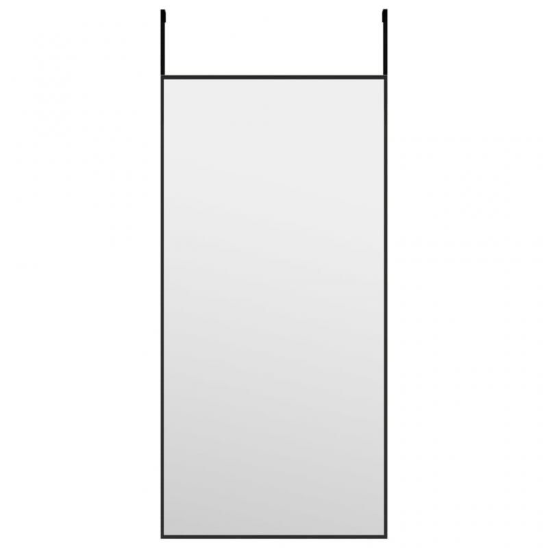 Drspeil sort 30x60 cm glass og aluminium , hemmetshjarta.no