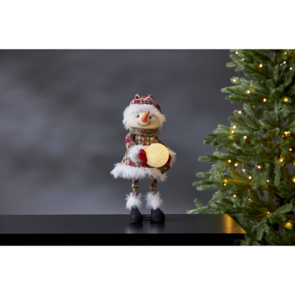 Julepynt LED Joylight Snmann 40 cm , hemmetshjarta.no