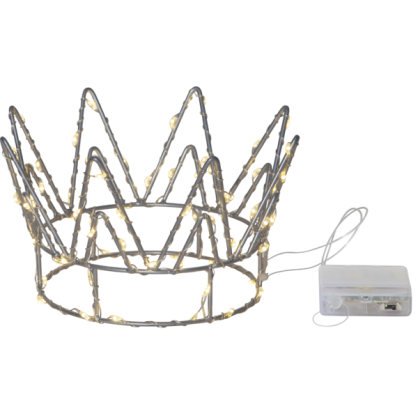 Borddekor LED Crown krone 17x9,5 , hemmetshjarta.no