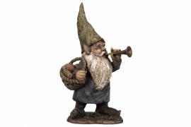 Gnome Fanfar Poly 28x23x48cm , hemmetshjarta.no