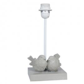 Lampefot Bordlampe 14x13x30 cm E27 / maks 1x60W Grey Bird , hemmetshjarta.no