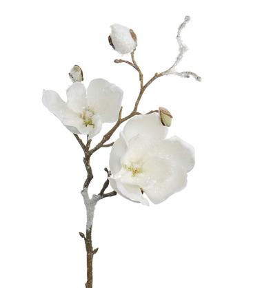 Kunstig Magnolia med is 50 cm , hemmetshjarta.no