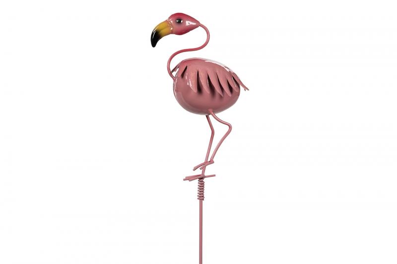 A Lot decoration Hagestick Flamingo Metall 20/80cm 2-pack , hemmetshjarta.no