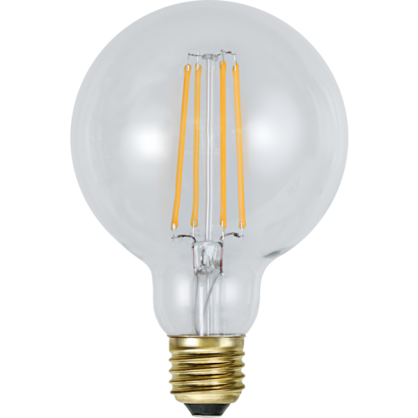 LED-Lampe E27 Soft Glow G95 Dim , hemmetshjarta.no