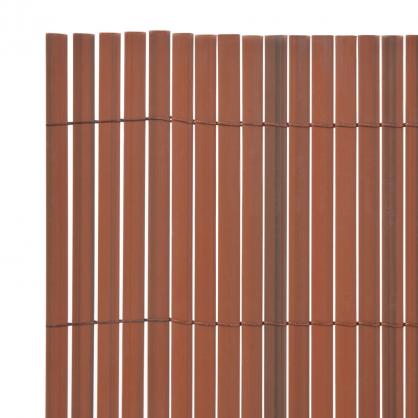 Hage Balkong Insynshinder PVC 90x500 cm brun , hemmetshjarta.no