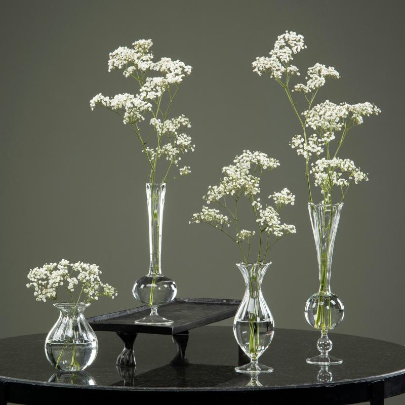 A Lot decoration Vase Glass Vouge 8.5x29cm , hemmetshjarta.no