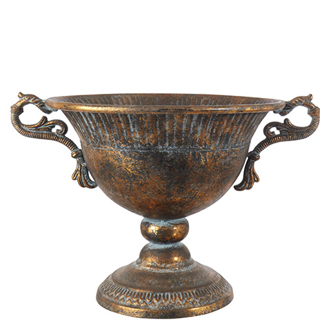 Krukke Pokal CHANTAL 33x28 cm - antikkgull , hemmetshjarta.no