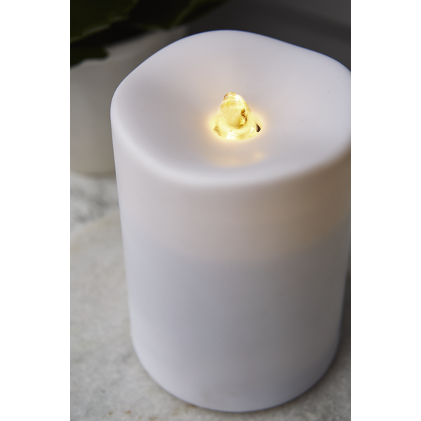 Batteridrevet Blokklys LED Water Candle 10x14cm , hemmetshjarta.no