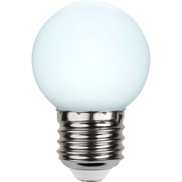 LED-Lampe E27 Outdoor Lighting G45 Opal , hemmetshjarta.no