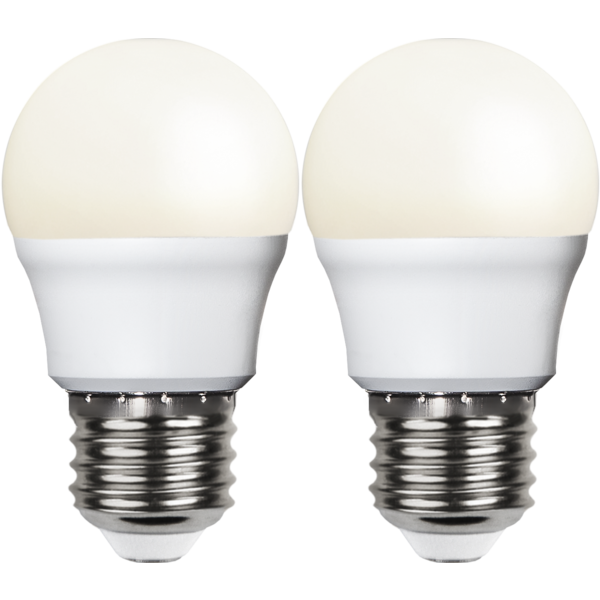LED-Lampe E27 45 lm250/25w Frostet Basic 2-pakning , hemmetshjarta.no