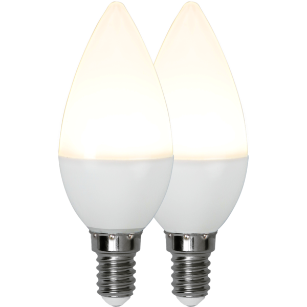 LED-Lampe E14 37 lm470/40w Frostet Basic 2-pakning , hemmetshjarta.no