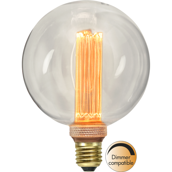 LED-Lampe E27 New Generation Classic G125 Dim , hemmetshjarta.no