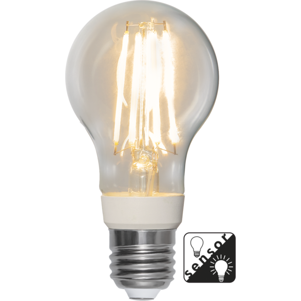 LED-Lampe E27 Sensor 60 lm1050/75w Clear , hemmetshjarta.no