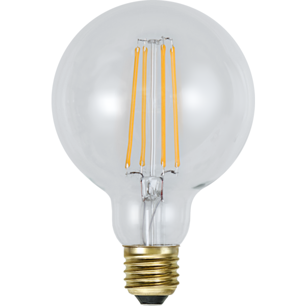 LED-Lampe E27 Soft Glow G95 Dim , hemmetshjarta.no