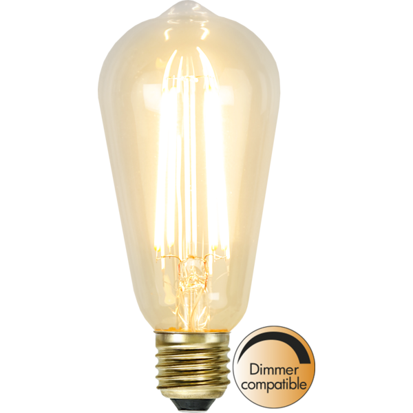 LED-Lampe E27 Soft Glow ST64 Dim , hemmetshjarta.no