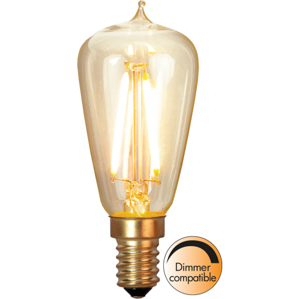 LED-Lampe E14 Soft Glow ST38 Dim , hemmetshjarta.no