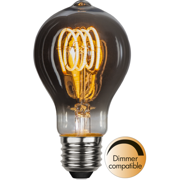 LED-Lampe E27 Decoled Spiral Smoke TA60 Dim , hemmetshjarta.no