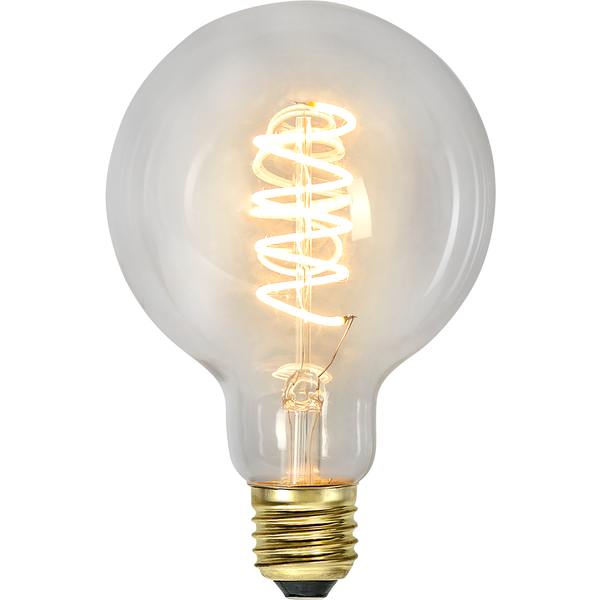 LED-Lampe E27 Decoled Spiral Clear G95 Dim 3-step , hemmetshjarta.no