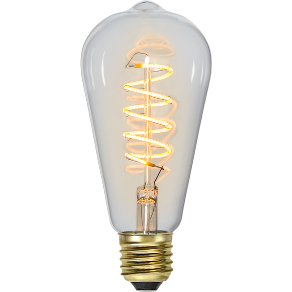 LED-Lampe E27 Decoled Spiral Clear ST64 Dim 3-step , hemmetshjarta.no