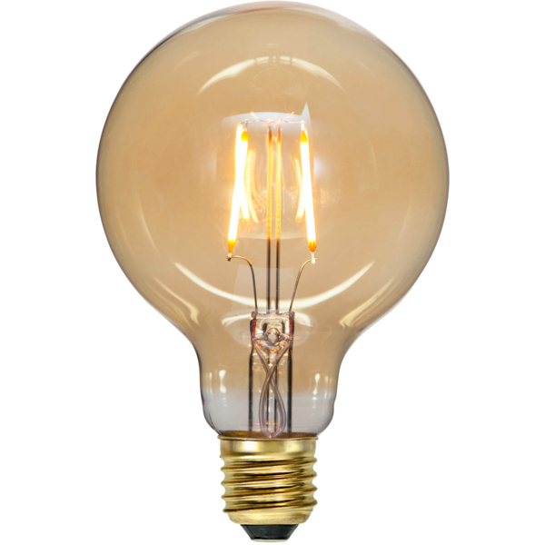 LED-Lampe E27 Plain Amber G95 , hemmetshjarta.no