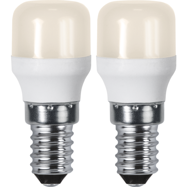 LED-Lampe E14 26 lm130/14w Basic Frostet 2-pakning , hemmetshjarta.no