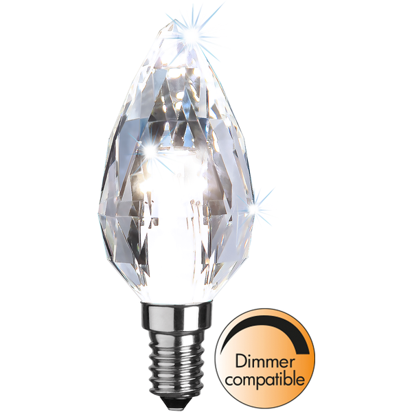 LED-Lampe E14 Diamond 40 Dim lm435/38w , hemmetshjarta.no