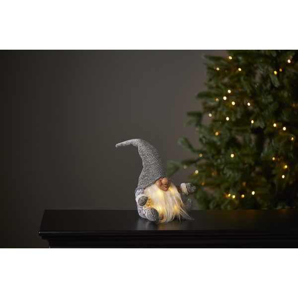 Julepynt LED Joylight Julenissen 34 cm Gr , hemmetshjarta.no