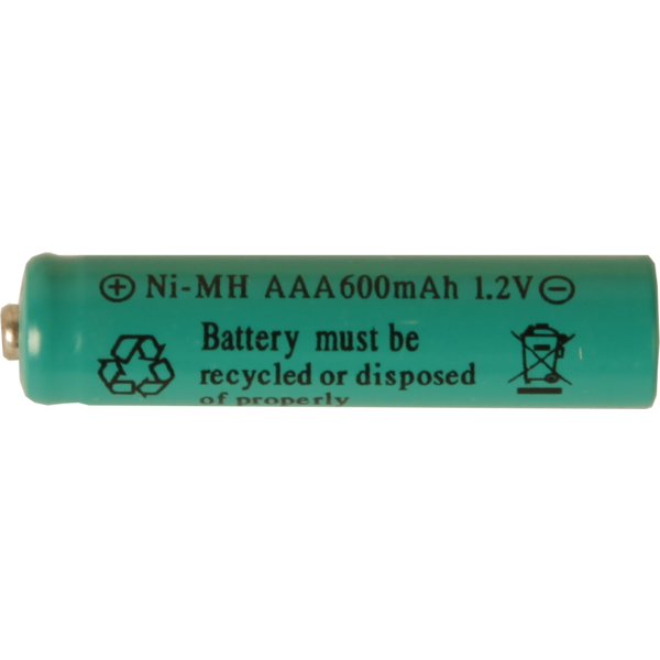 Oppladbart batteri AAA 1.2V 600mAh NI-MH 2-pack , hemmetshjarta.no