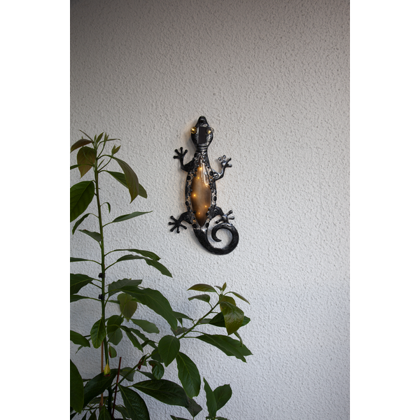 Solcelle dekorasjon Gecko , hemmetshjarta.no