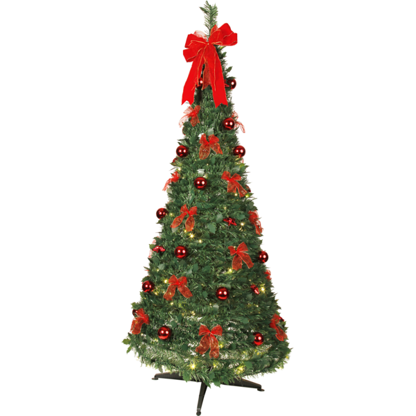 Juletre med LED Pop-up-tree EL Varm Hvit 144 Lys 85x185cm , hemmetshjarta.no