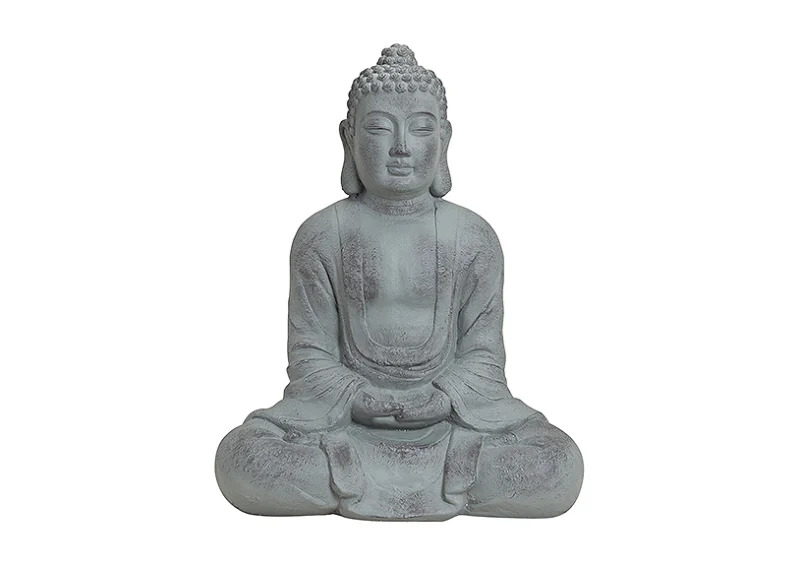 Dekorasjon Buddha XXL gr magnesia (B/H/D) 60x80x33 cm , hemmetshjarta.no