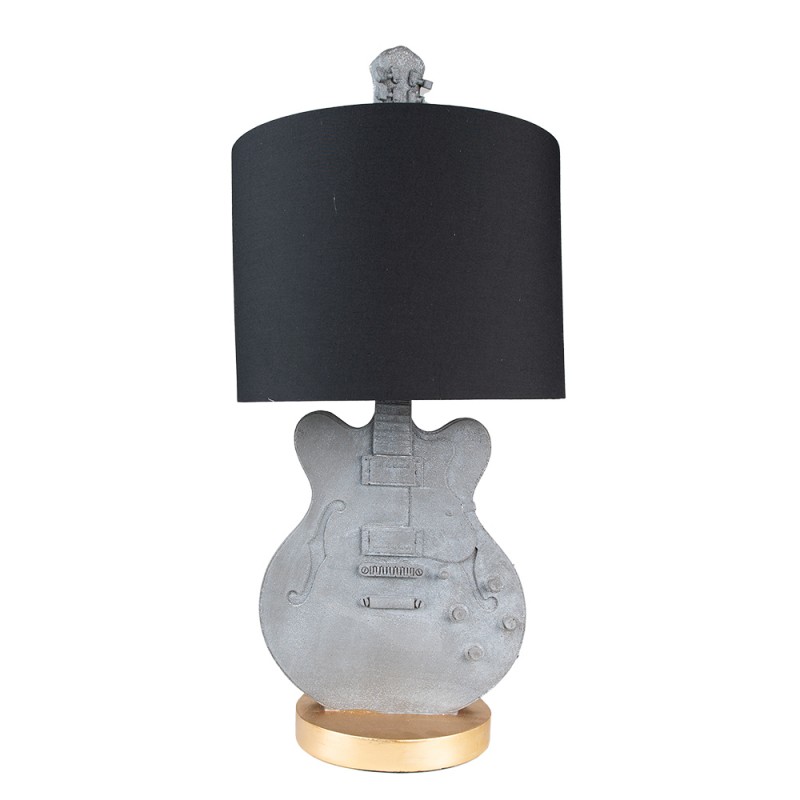 Bordlampe Gitar  30x68 cm Gr Polyresin , hemmetshjarta.no
