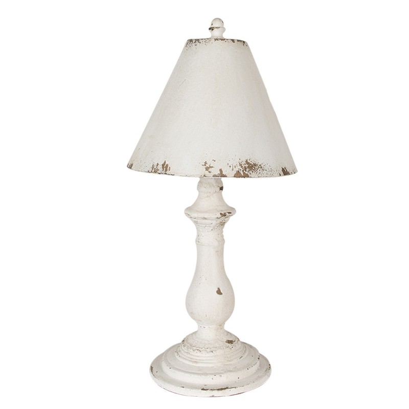 Bordlampe  26x55 cm Hvit Metall skrivebordslampe , hemmetshjarta.no