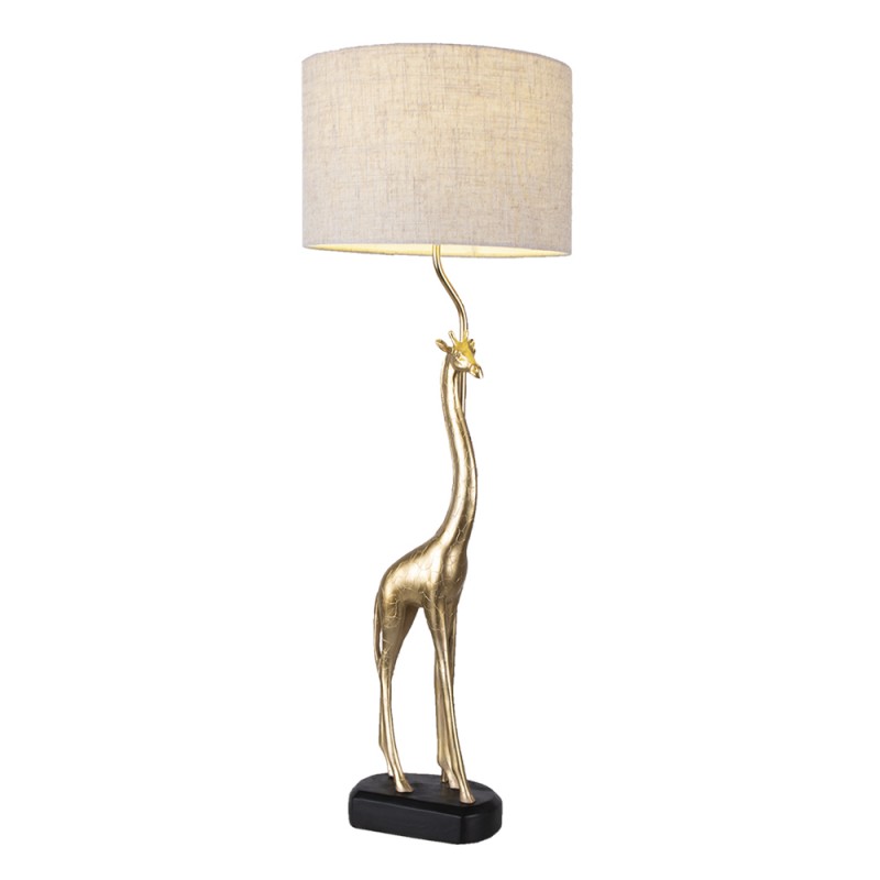 Bordlampe Giraffe E27 / Max 1x60W Gull Skrivebordslampe , hemmetshjarta.no