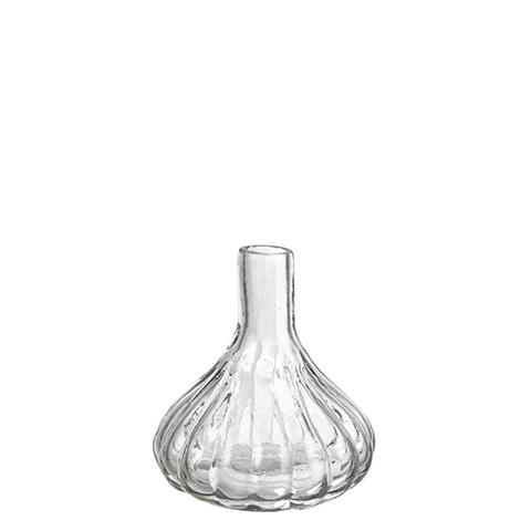 Vase/lysestake Romance 9,5 cm - klar , hemmetshjarta.no